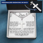 Personalized Cross on Ball Chain in soft box