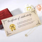 everlasting love necklace certificate of authenticity