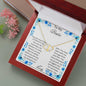 Everlasting Love Necklace in 10k Gold and in a Mahogany Box Angle 3
