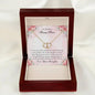 Everlasting Love Necklace on a cloth