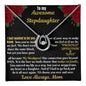 white gold lucky in love necklace in two-tone box