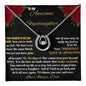 white gold lucky in love necklace in two-tone box