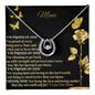lucky in love necklace in two-tone box