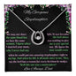 white gold lucky in love necklace in two-tone box