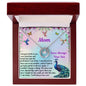 Lucky In Love Necklace in mahogany box