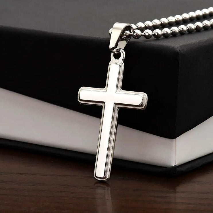 Cross on Ball Chain Necklace