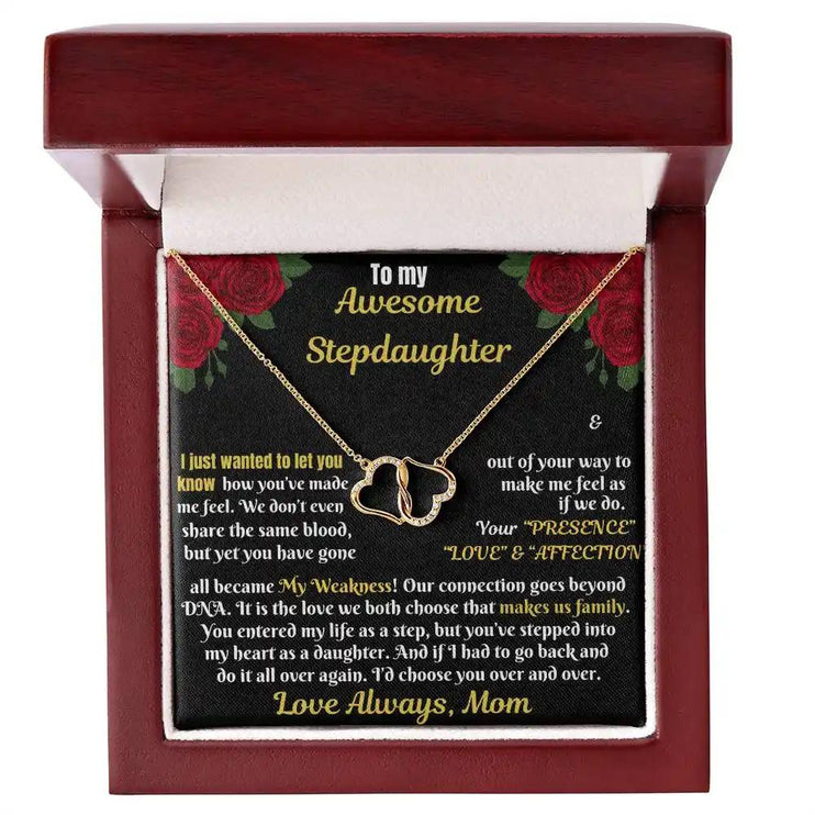 Everlasting Love Necklace for awesome STEPDAUGHTER from MOM