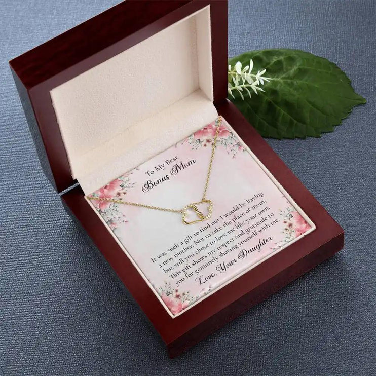 Everlasting Love Necklace on a table