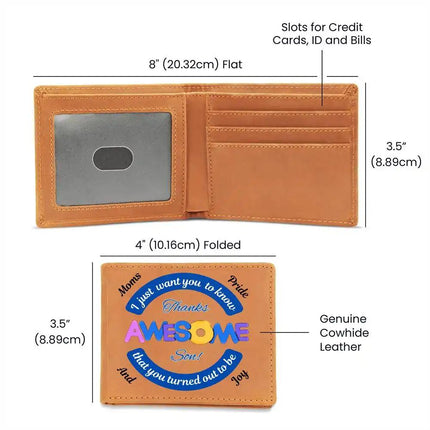 Graphic Leather Wallet