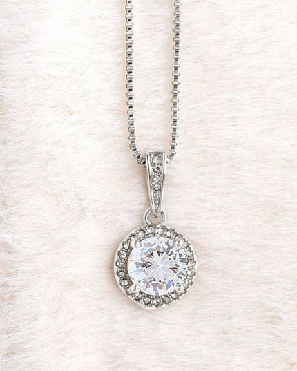 eternal hope necklace on a white cloth