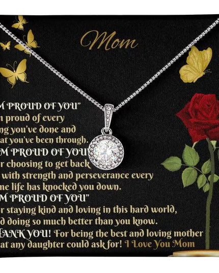 eternal hope necklace in two-tone box