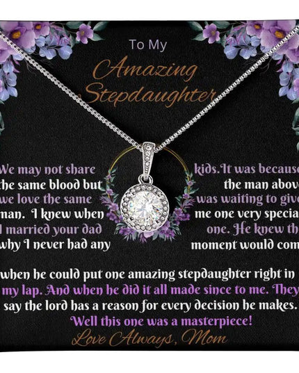 white gold eternal hope necklace in a two-tone box
