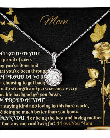 eternal hope necklace in two-tone box