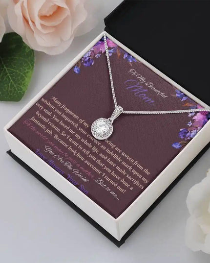 eternal hope necklace in a soft box
