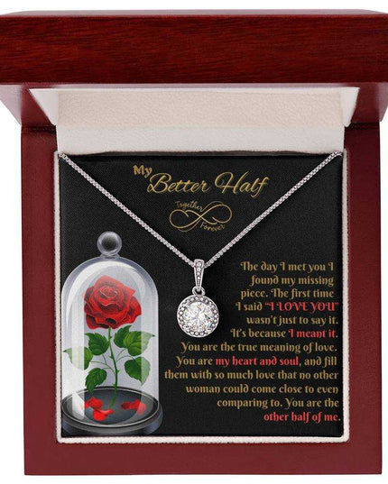 eternal hope necklace in a luxury box