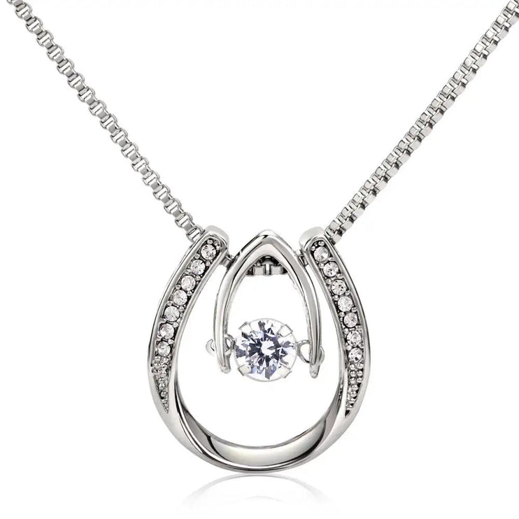 Lucky In Love Necklace showing width