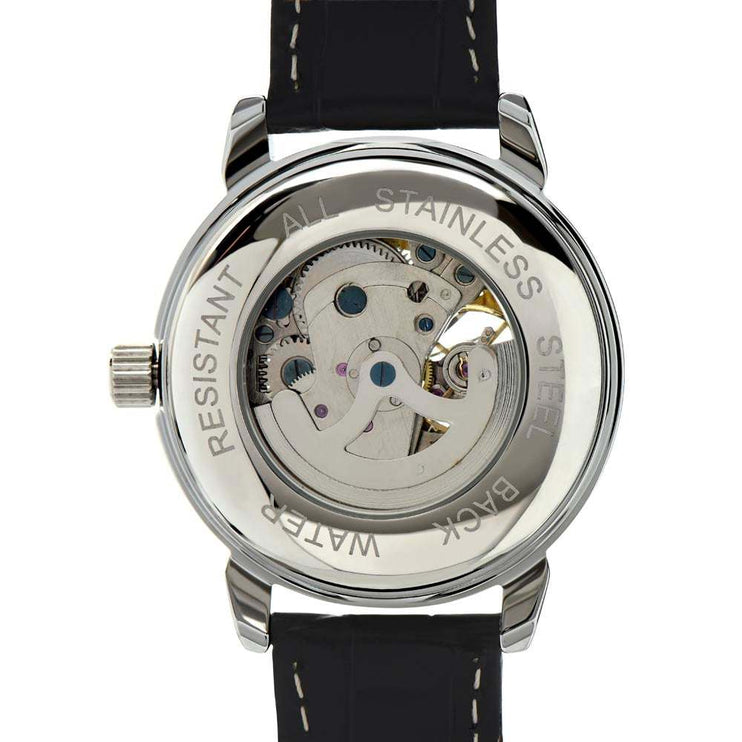 openwork watch back side up close