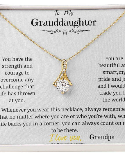a yellow gold alluring beauty necklace up close