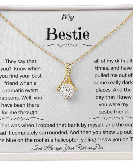 a yellow gold alluring beauty necklace up close