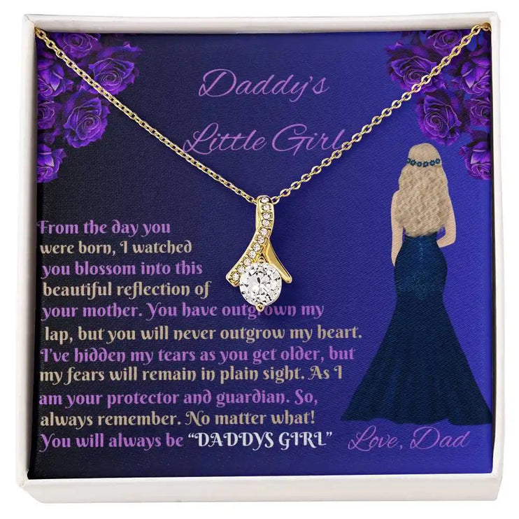 Alluring Beauty Necklace for DADDY'S LITTLE GIRL from DAD
