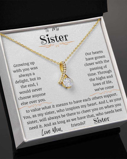 a yellow gold alluring beauty necklace angled left