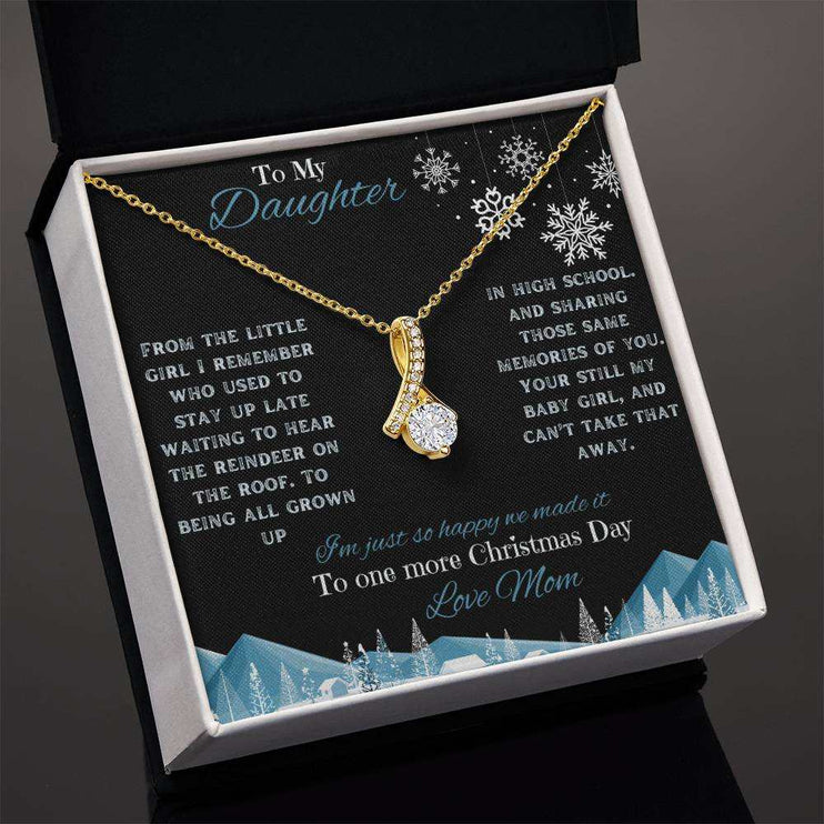 yellow gold alluring beauty necklace in soft box angled left