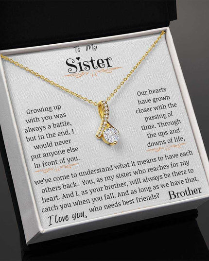 a yellow gold alluring beauty necklace angled to the left.