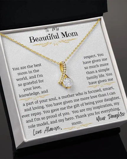 a yellow gold alluring beauty necklace angled left