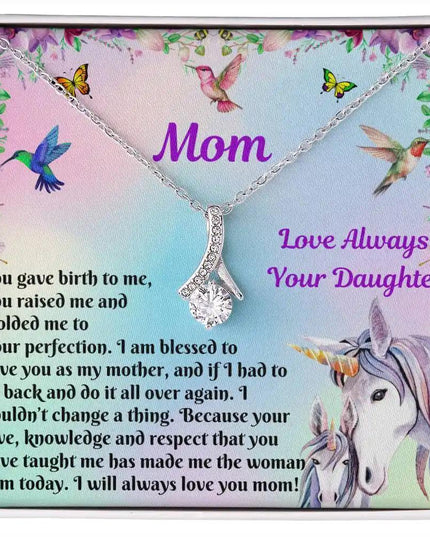 white gold alluring beauty necklace in two-tone box