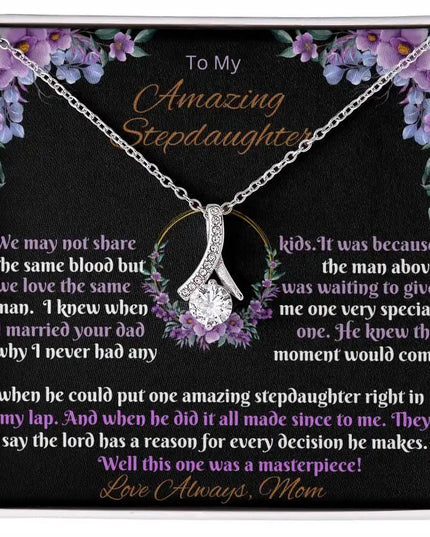 white gold alluring beauty necklace in a two-tone box