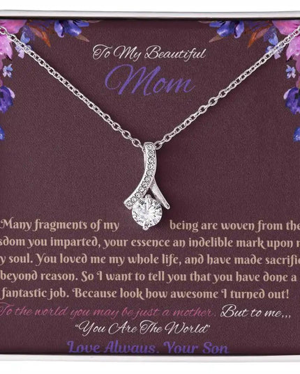 white gold alluring beauty necklace in soft box