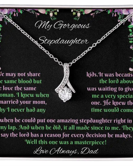 white gold alluring beauty necklace in two-tone box