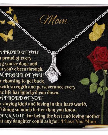 white gold alluring beauty necklace