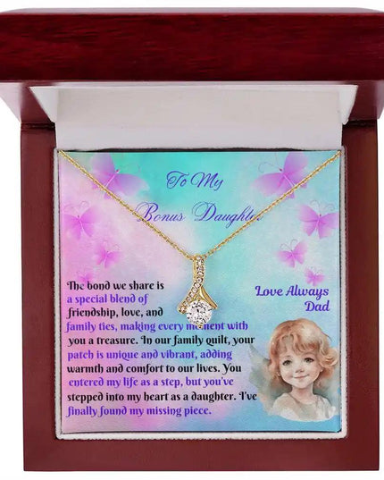 yellow gold alluring beauty necklace mahogany box