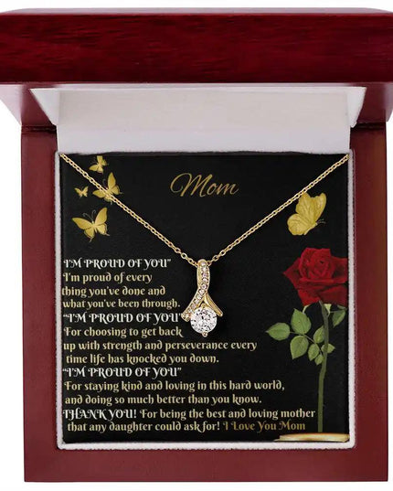 yellow gold alluring beauty necklace