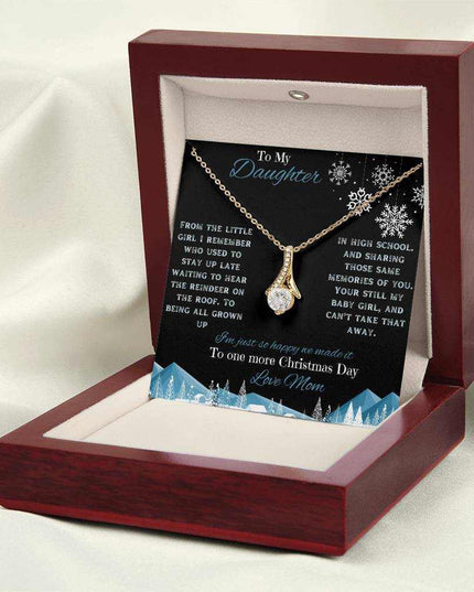 yellow gold alluring beauty necklace in luxury box