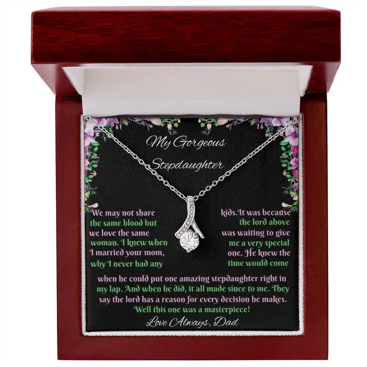 Alluring Beauty Necklace for gorgeous STEPDAUGHTER from DAD