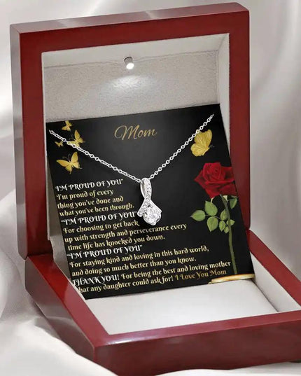 white gold alluring beauty necklace