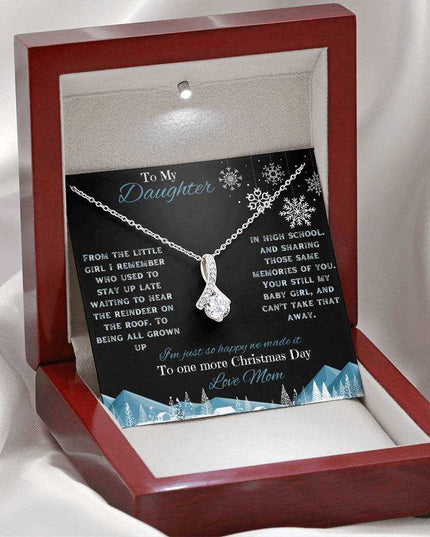 white gold alluring beauty necklace in luxury box
