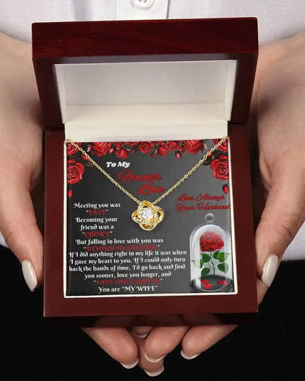 Love Knot Necklace for MY FOREVER LOVE from HUSBAND