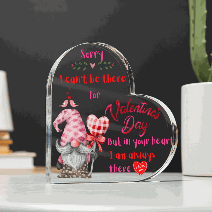 acrylic heart plaque