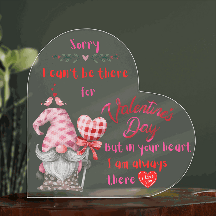 acrylic heart plaque