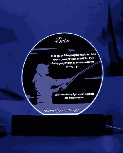 acrylic circle plaque