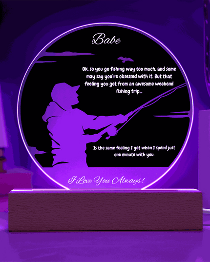 acrylic circle plaque