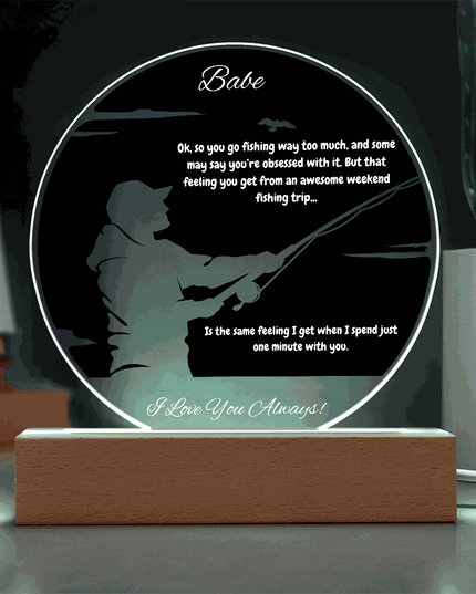 acrylic circle plaque