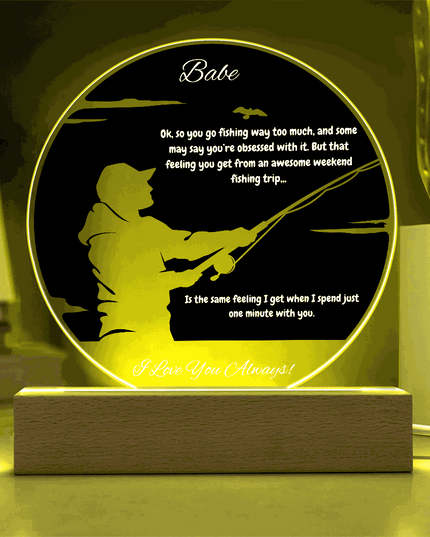 acrylic circle plaque