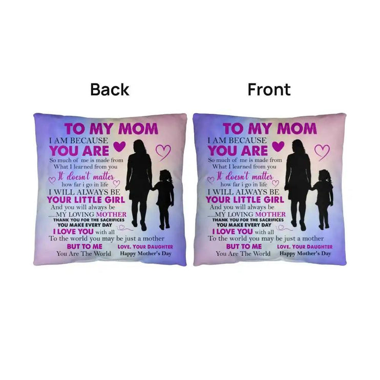 Classic Pillow front and back 