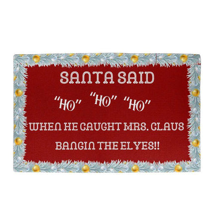 welcome mat on a white back drop
