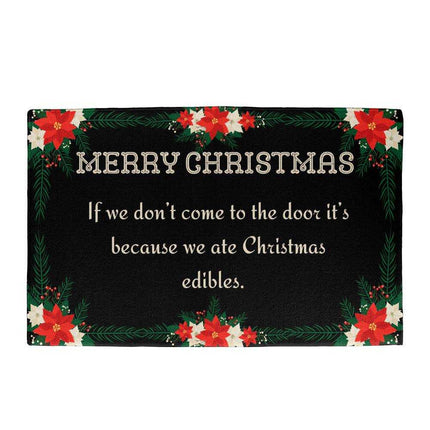 welcome mat on a white backdrop