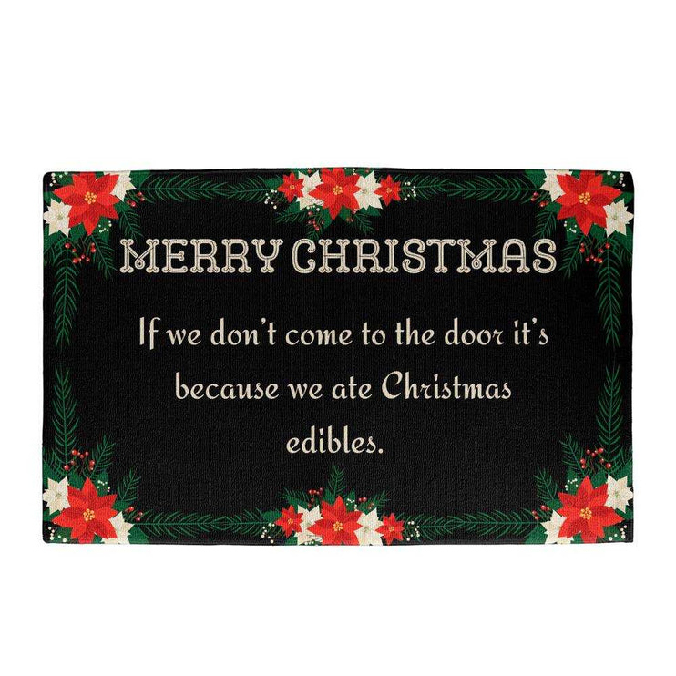 welcome mat on a white backdrop